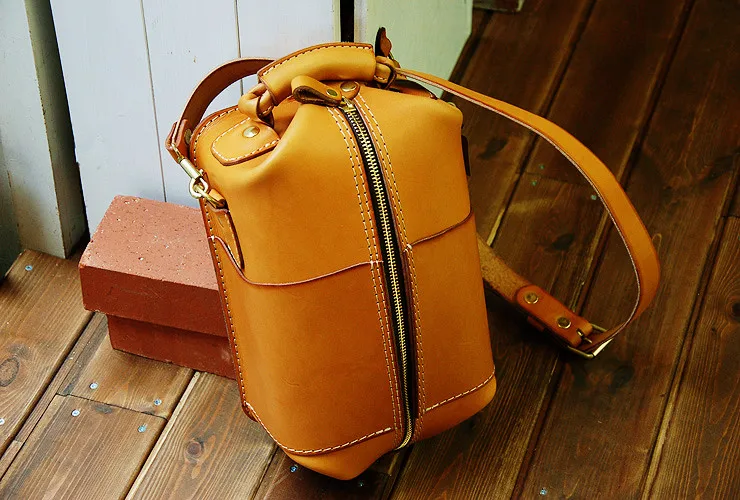 Ручная работа кожаная вертикальная Большая сумка мессенджер рисованная рисунок