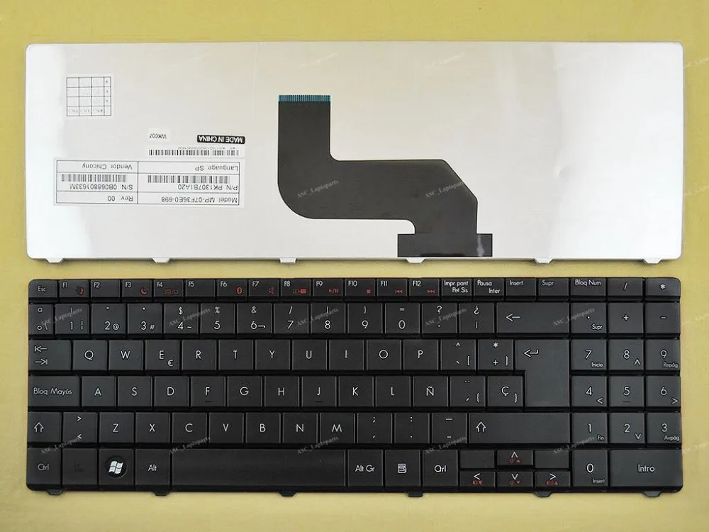 Новая SP испанская клавиатура Teclado для GATEWAY NV52 NV53 NV54 NV56 NV58 NV59 NV73 NV78 NV79 ноутбук черный