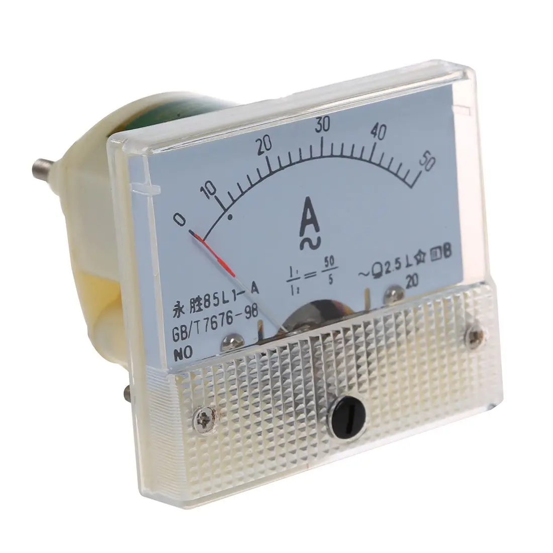 85L1 AC 0 50a Прямоугольник Аналоговый Панель Амперметр Калибр|analog panel ammeter|ac analog