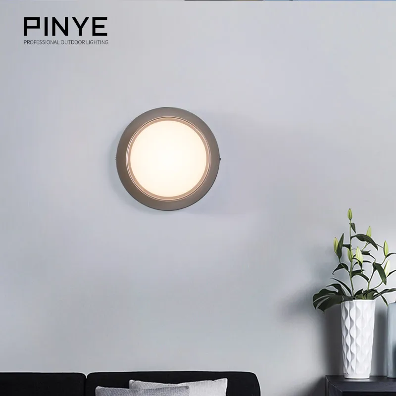 PINYE настенный светильник теплое освещение лампа LED 8 Вт Крытый Открытый