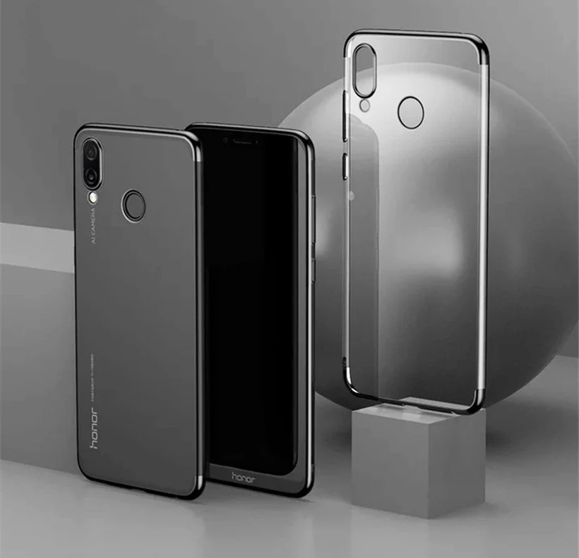 Ультратонкий Мягкий Прозрачный чехол из ТПУ для Huawei Honor 8x прозрачный чехол-бампер
