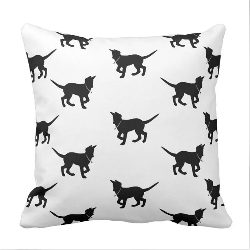 Чехол из полиэстера с изображением милых собачьих лап|pillow case|throw pillow casesprinted case |
