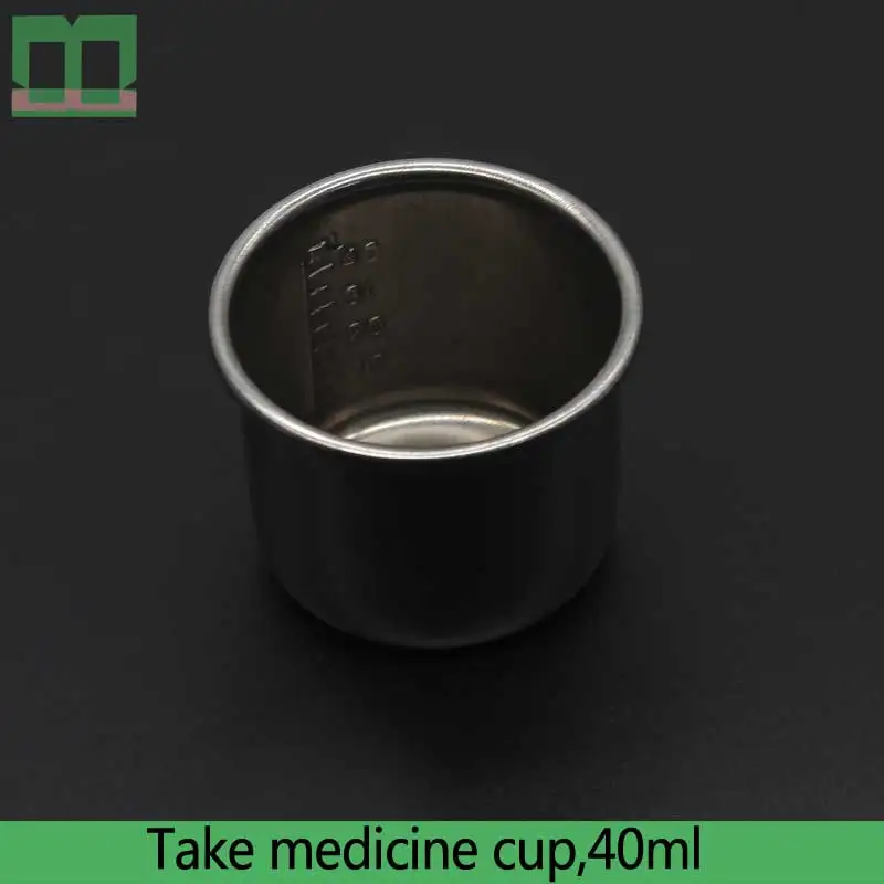 Медицинская чашка 304 из нержавеющей стали dre ing jar Туалетная чаша Пинцет цилиндрическая медицинская операция поставки поясная тарелка - Цвет: Золотой