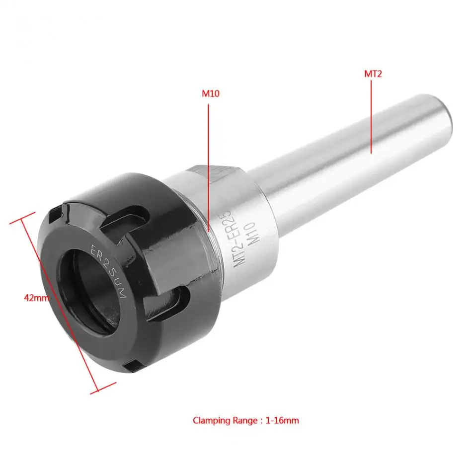 CNC Milling Collet Chuck ER25 MT2 M10 Taper Holder Face Arbor Adapter for Tools | Инструменты