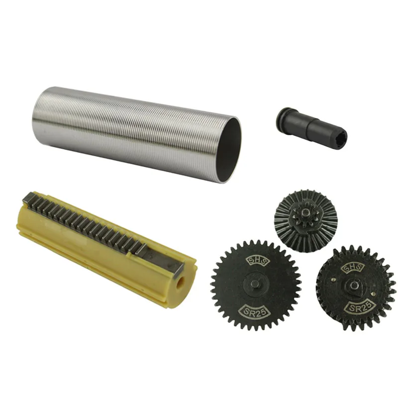 Принадлежности для охоты 19 зубцов поршневой цилиндр из нержавеющей стали SR25