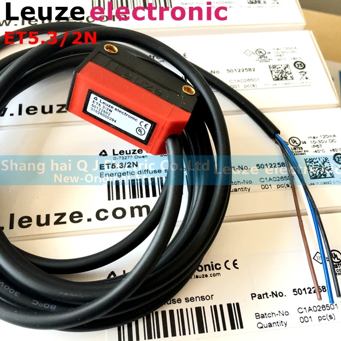

Новый оригинальный электронный переключатель Leuze ET5.3/2N 50122582 расстояние обнаружения 1 м