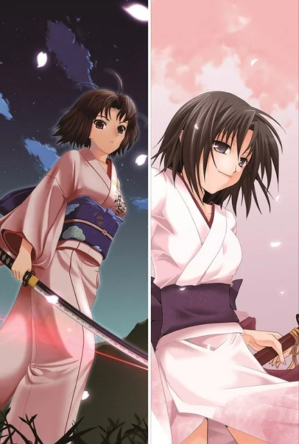 MMF The Garden of Sinners (Kara no Kyokai) персонажи Shiki Ryogi & Azaka Kokuto наволочка для подушки Rakkyo