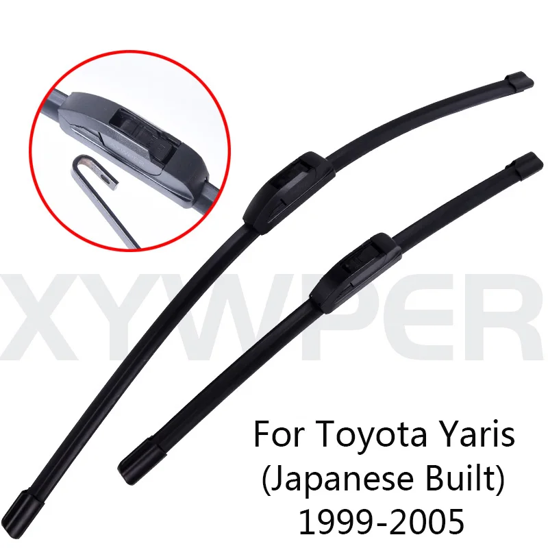 Красный Стеклоочистители для автомобилей для Toyota Yaris, японские, изготовленные из 1999 2000 2001 2002to2011, стеклоочиститель,, автомобильные аксессуары - Цвет: Красный