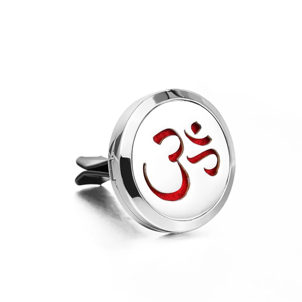 1 шт. 30 мм из нержавеющей стали автомобильный диффузор кулон парфюм ароматерапия