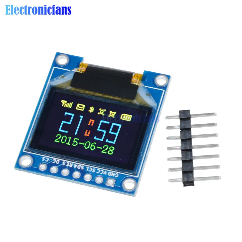 0,95 дюймов 96*64 SPI полноцветный OLED дисплей 7pin DIY модуль 96x64 lcd для Arduino SSD1331 Драйвер IC 3,3 V 5V Высокое качество