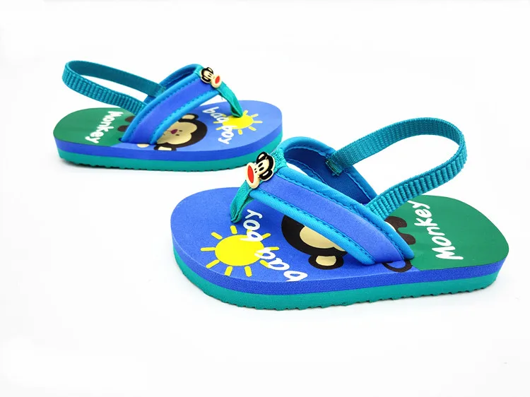 Детская обувь летние тапочки для мальчиков Детские Вьетнамки с рисунками