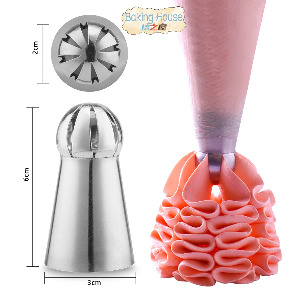 7 шт. кондитерские насадки для выпечки из нержавеющей стали|cream tools|cream pastrycream piping |