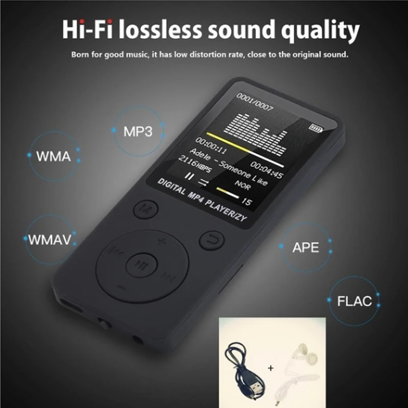 Новинка; Лидер продаж матовый 1,8-дюймовый MP3 музыкальный плеер FM Регистраторы Walkman Non-slip Портативный MP3 плеер для занятий спортом