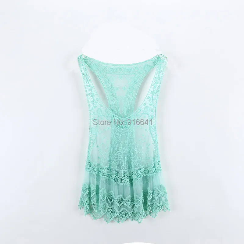 Высокое качество осень-лето сладкий tLace Цветочный жилет блузки Вышивка Блузка