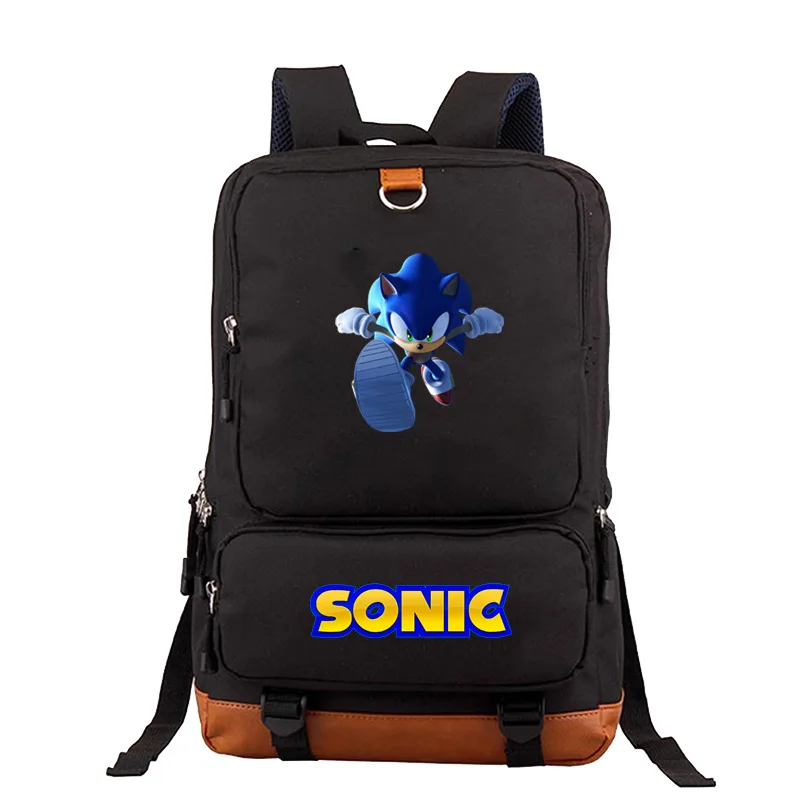 10 Прохладный Sonic зубная щётка рюкзак для учеников, мальчиков и девочек сумки модные Повседневное высокое качество туристический рюкзак человек Для женщин повседневная школьная сумка - Цвет: 10