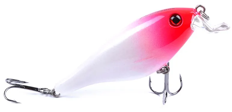 1 шт. Vib Topwater Painting Crankbaits пластиковые рыболовные приманки 8,4 см/11 г VIB приманка для окуня 6 цветов рыболовные снасти на пескаря - Цвет: D