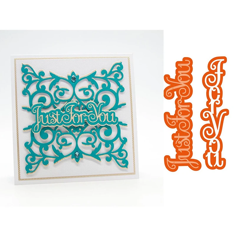 Металлические режущие штампы с цифрами и буквами спасибо трафареты для