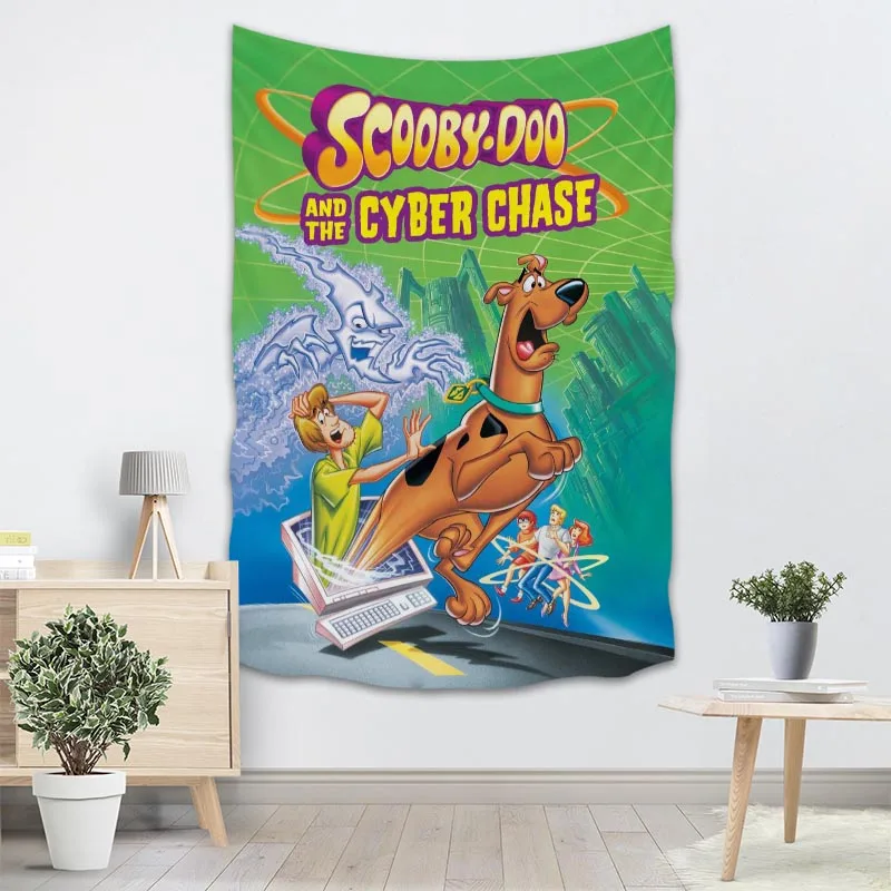 Пользовательский гобелен Scooby-Doo на стену, вечерние украшения, художественный Декор для дома, пляжное полотенце, одеяла на заказ - Цвет: 11
