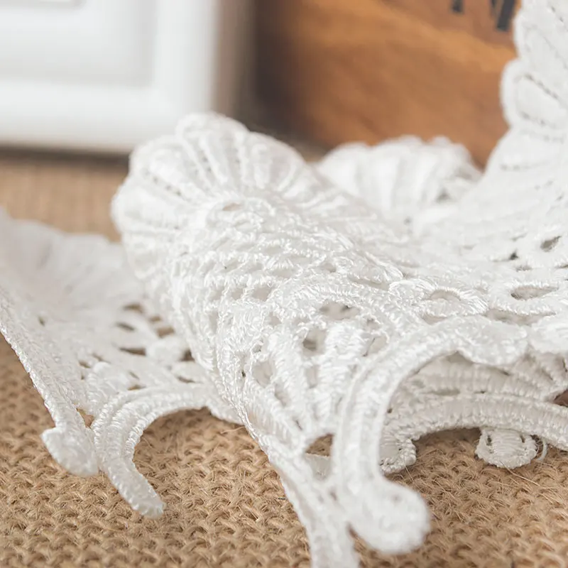 Качество 8 см в национальном стиле кружевное с вышивкой растворимые полиэстер