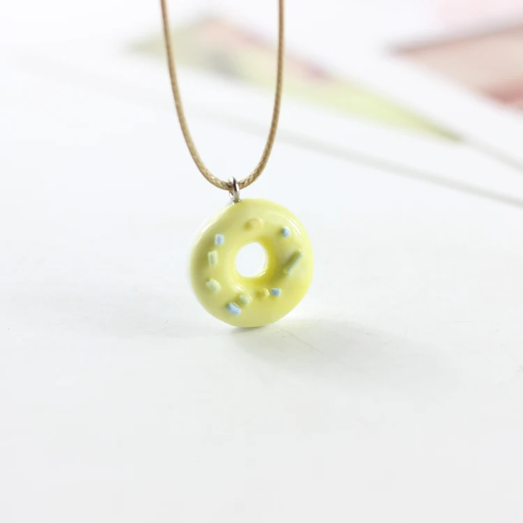 Осенний Новый маленький свежий керамический кулон для студентов милые подарки