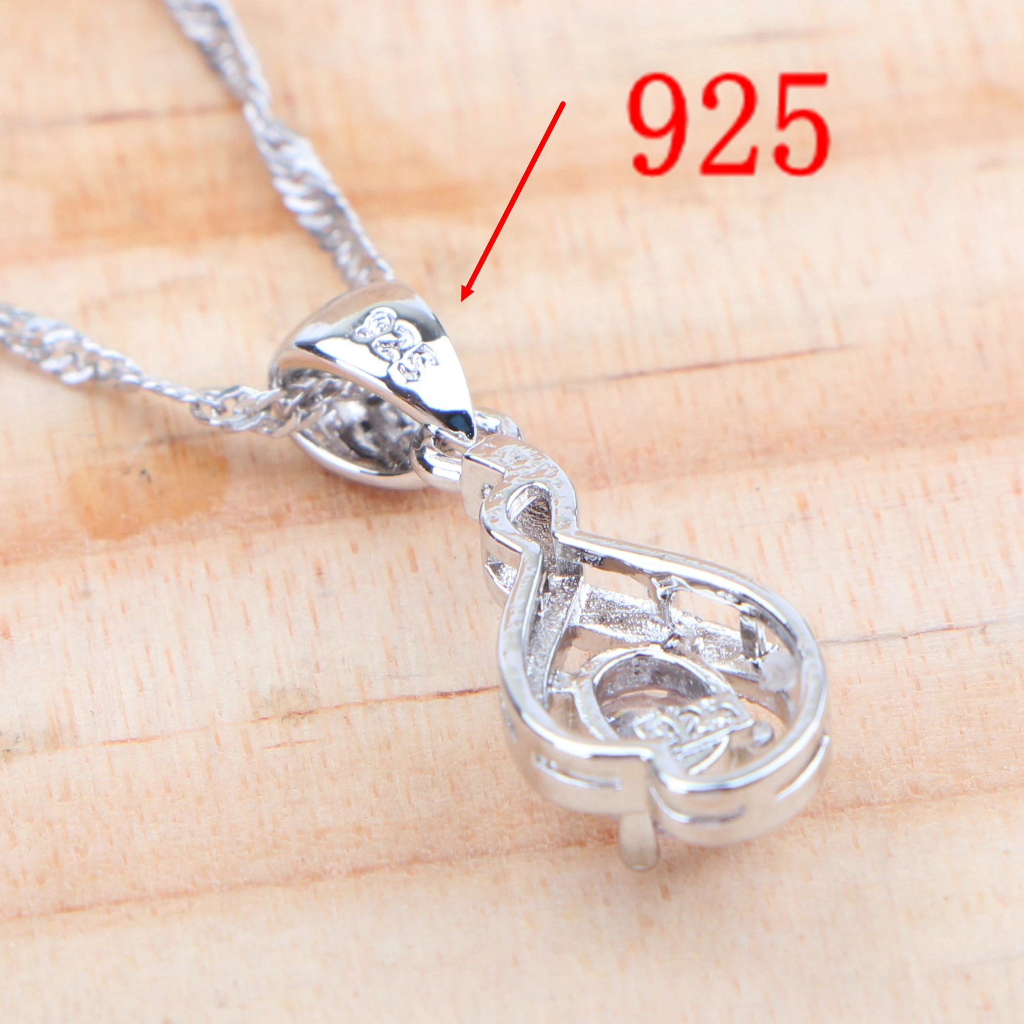2019 женские серебряные 925 Ювелирные наборы для женщин серьги белые кольца с