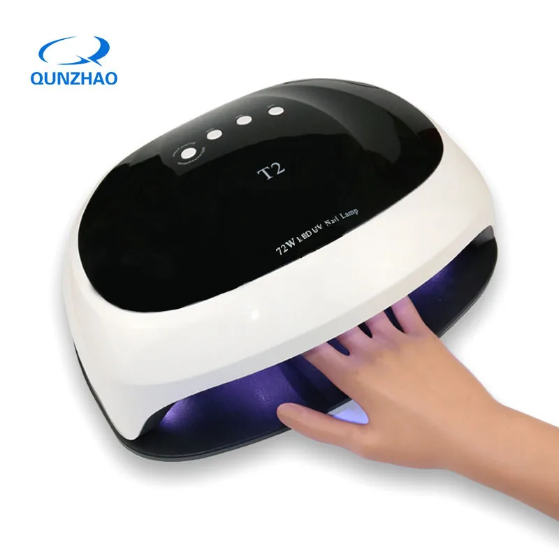 Max72w УФ светодиодная лампа для сушки ногтей профессиональный маникюрный солнцезащитный светильник 36 светодиодов ЖК-дисплей лак для ногтей
