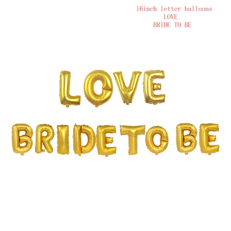 Набор воздушных шаров из латекса Love and Bride To Be with Latex|Воздушные шары и аксессуары| |