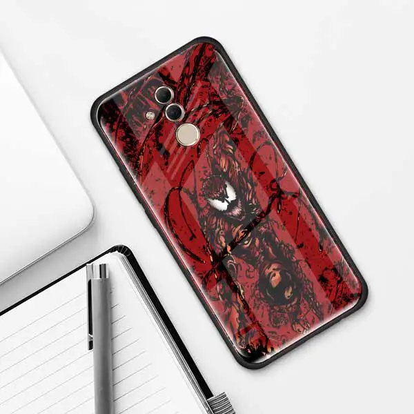 002 Чудо-яд, супергерой, чехол из закаленного стекла для huawei P30 Pro P10 P20 P30 Lite mate 10 20 Pro Honor 20 Pro 8X, чехол - Цвет: 002