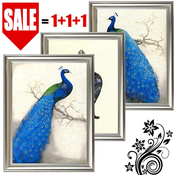 

Классическая Роскошная картина в стиле Арт Деко, современный холст, Картина Павлин, украшение дома, спальня, рамка, холст, живопись