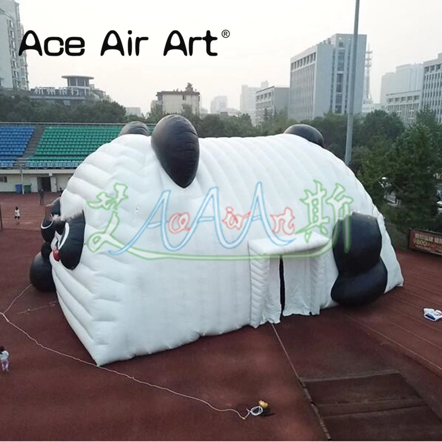Preise Riesen Cartoon Modell Dome Zelt Aufblasbare Pandas/bears Werbung Aufblasbare Cartoon Dome Zelt Für Veranstaltungen
