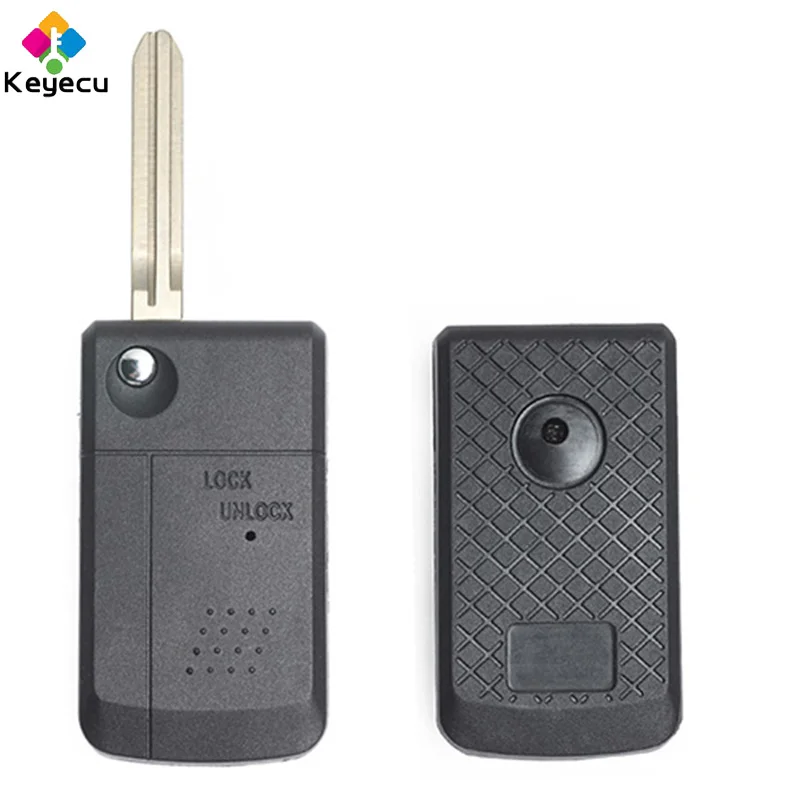 KEYECU Модифицированная откидная оболочка ключа дистанционного управления боковая