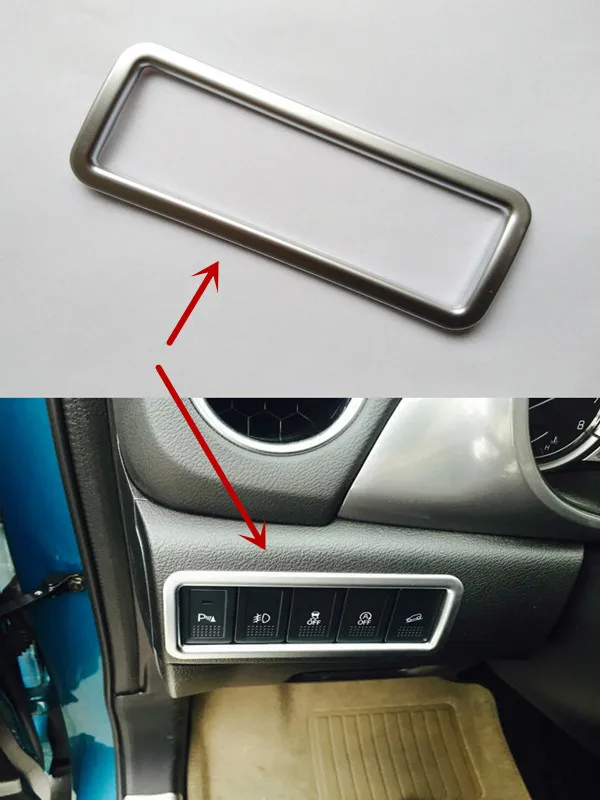 Dashboard Odometer Button Switch Chrome Cover Trim For Suzuki Vitara 2015 Car Styling Stickers Automobile Accessories | Автомобили и