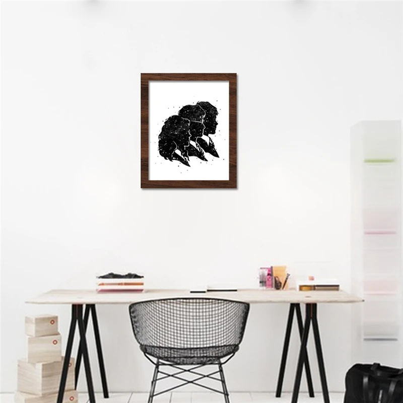 HAOCHU винтажная Картина на холсте Волшебный мир плакат из фильма крафт абстрактная