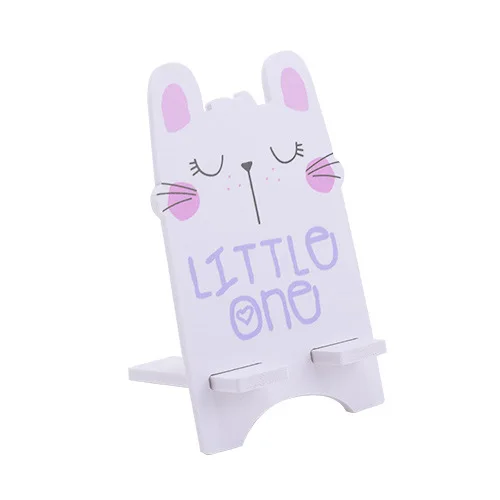Cat Phone Holder XZJJA милый мультяшный животный стеллаж для хранения мобильного телефона DIY сборка мобильного телефона планшета фиксированный держатель для умных устройств зарядные стенты - Цвет: Cat Phone Holder