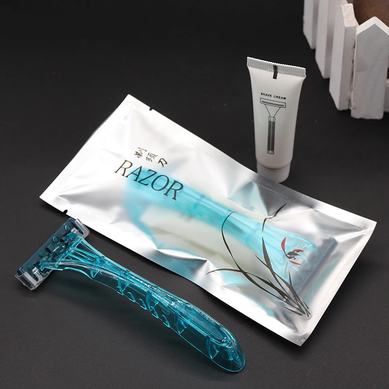 100 шт./компл. одноразовые отельные Бритвы бритья и удаления волос Удаление