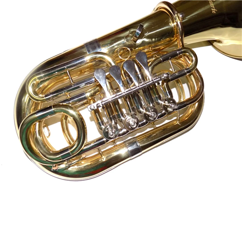 Bb Junior tuba 4 клапана высота 612 мм лак с Чехол и мундштук Instrumentos Musicais professionais