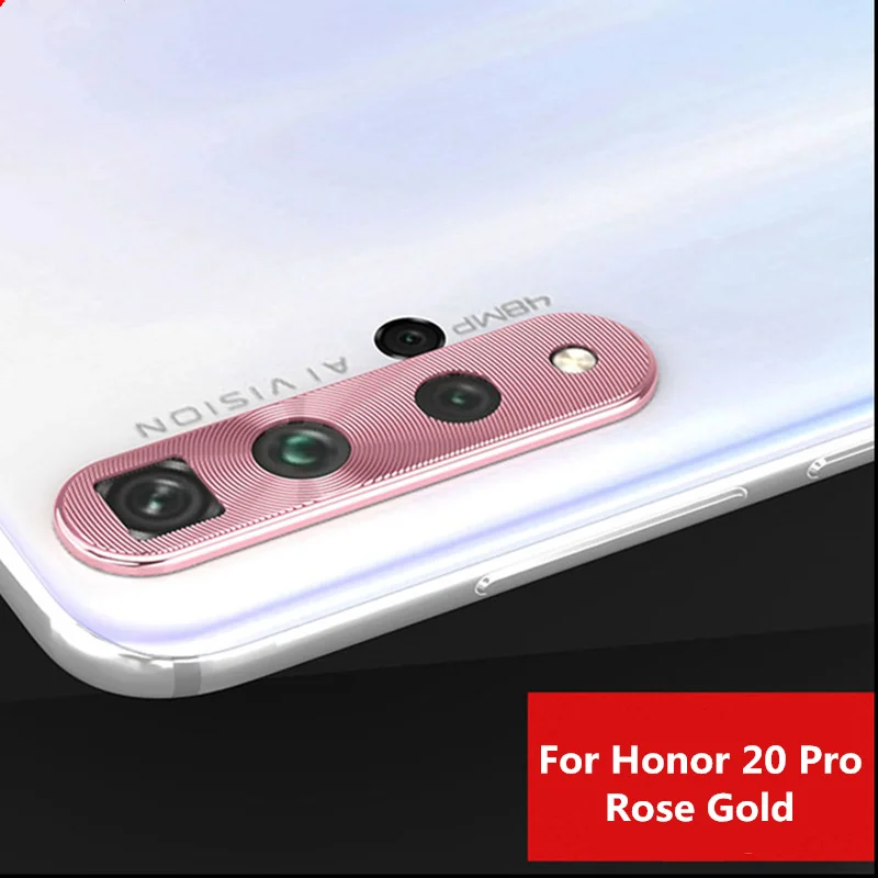Для Honor 20 Pro Защитная крышка для объектива камеры с кольцевым покрытием алюминиевая защитная крышка для объектива камеры для huawei Honor 20 20i 20s Nova 5t