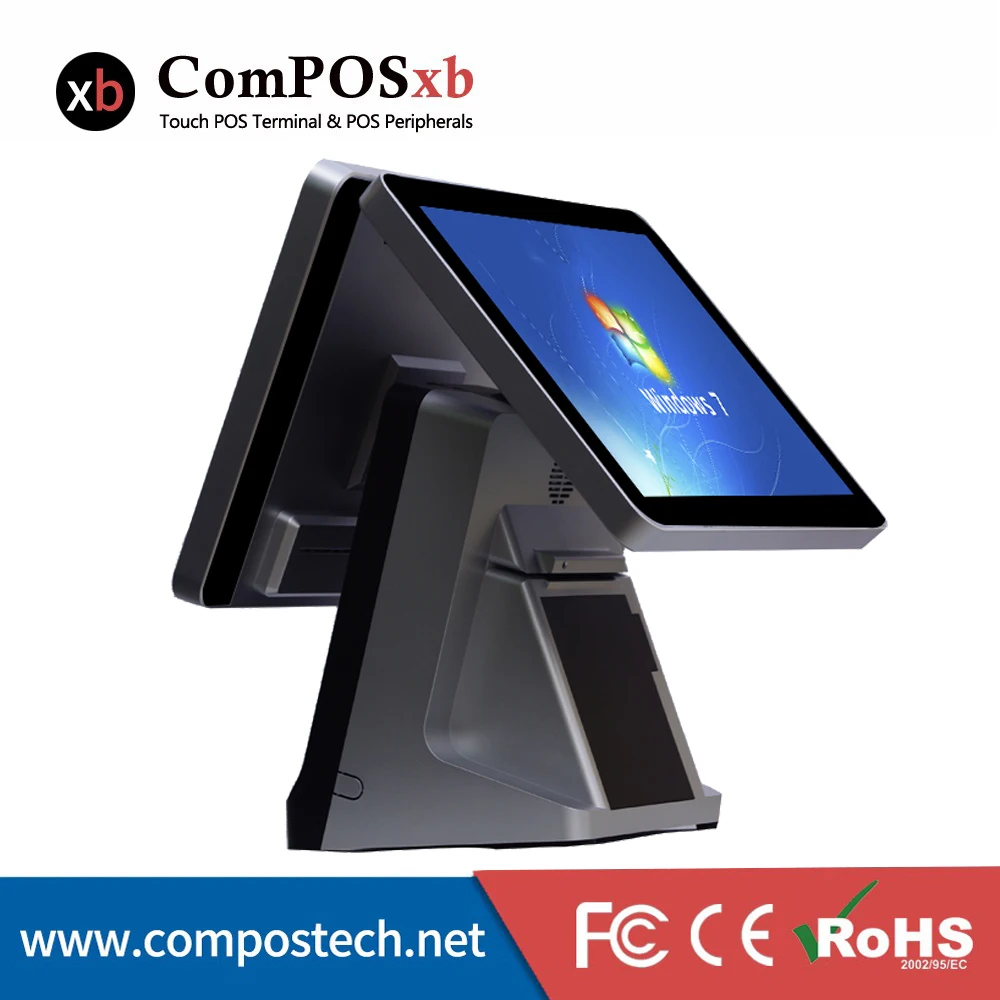 Cheap POS System Windows 15 inch TFT LCD Retail Shop Cashier Pos Build-in 80mm Thermal Printer | Компьютеры и офис