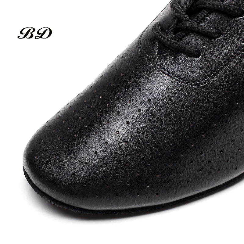 Leopard Latin Dance Shoes Sneakers WOMEN SHOES Jazz Modern Shoe Non-slip Soft Sole Vamp Heel 5 cm Slip-UP BD T1-B Ballroom SATIN