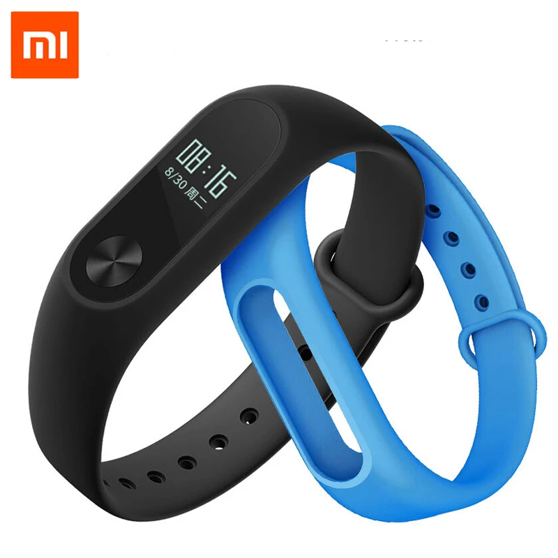 Xiaomi mi Band 2 Смарт фитнес-браслет часы браслет mi band OLED тачпад монитор сна Пульс mi Band 2