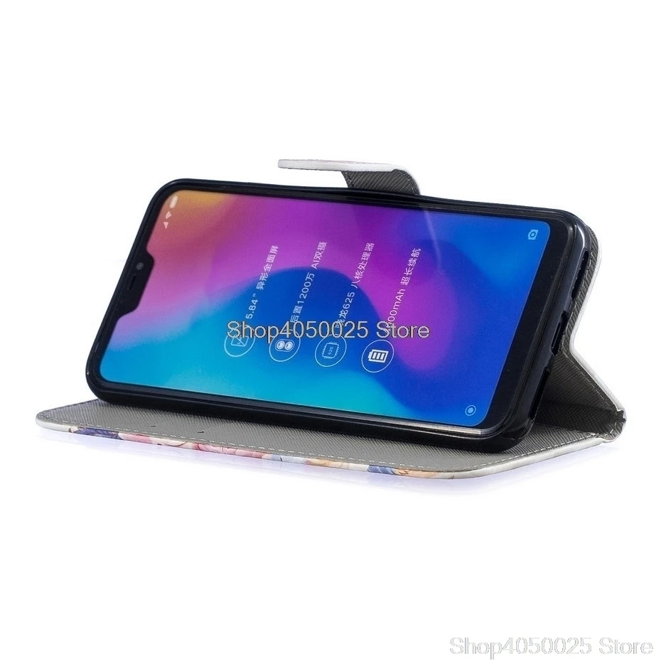 Кожаный чехол-книжка с 3D рисунком для xiaomi Red mi Note 7 Red mi Note 7, чехлы-бумажники для xiaomi Red mi Note7 Red mi Note 7 Red mi Note7