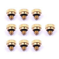 hot sale 10pcs 0 20 30 40 5mm brass misting nozzle for cooling system sprayer watering for flue evaporative cooling