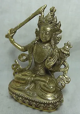 

The figure of Buddha of Tibetan Buddhism copper protection manjusri bodhisattva