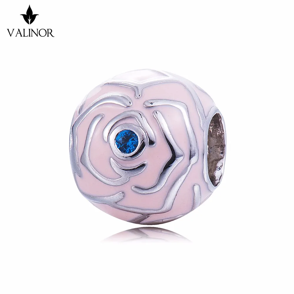 Подвески Розовые розы подходят для браслетов и никогда не меняют цвет DDBJ034 |