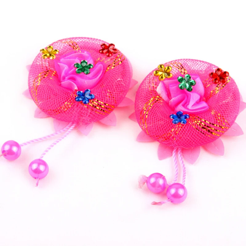 HOT Elastic Hair Bands Flowers Holder Gum Rope Baby Girls Kids Cute Tie Decoration Accessories Scrunchie Styling Head Wear | Детская