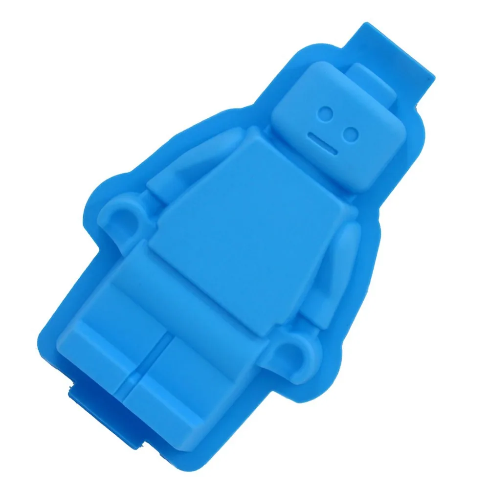 100% Пищевая силиконовая форма для украшения торта супер большой робот