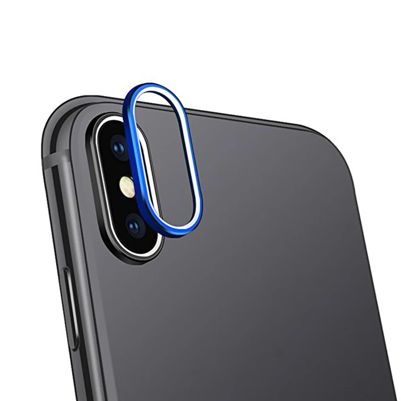 Металлическая Задняя крышка объектива для iPhone X с защитой от царапин задняя крышка камеры Кольцо для iPhoneX Lensbeschermer аксессуары для телефона