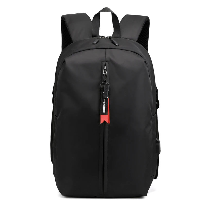 black style 1 Водонепроницаемый мужской черный рюкзак для путешествий 15,6 дюймов рюкзаки для ноутбука с Usb зарядкой школьный рюкзак мужские нейлоновые школьные сумки - Цвет: black style 1