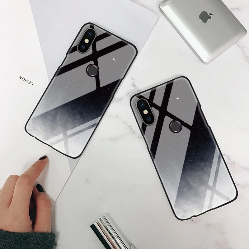 GKK чехол для телефона Xiaomi Redmi Note 5 Pro силиконовый задней панели из закаленного