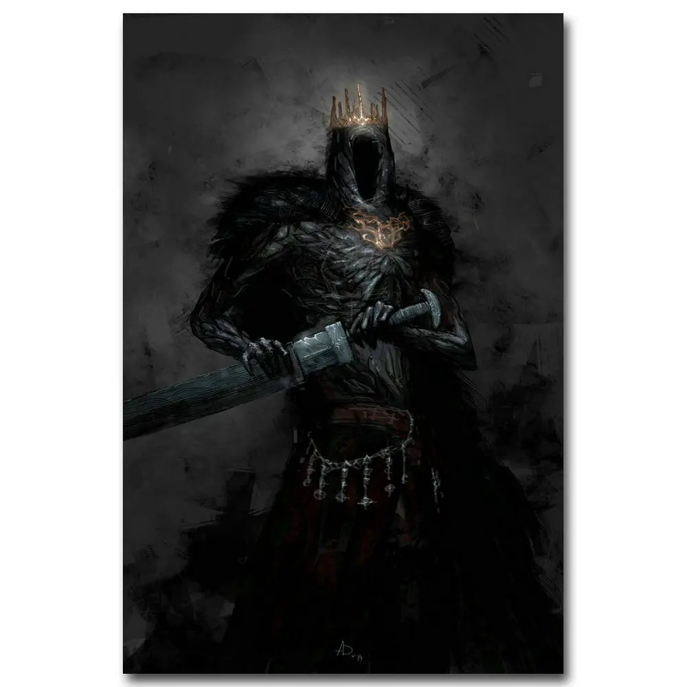Picture 3 Dark Souls 1 2 3 художественная шелковая ткань постер печать 13x20 24x36 дюймов Игра картина для декора стен 008 - Цвет: Picture 3